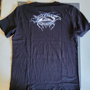 NWT Quiksilver BLACK t-shirt  SIZE 18/20 YOUTH
